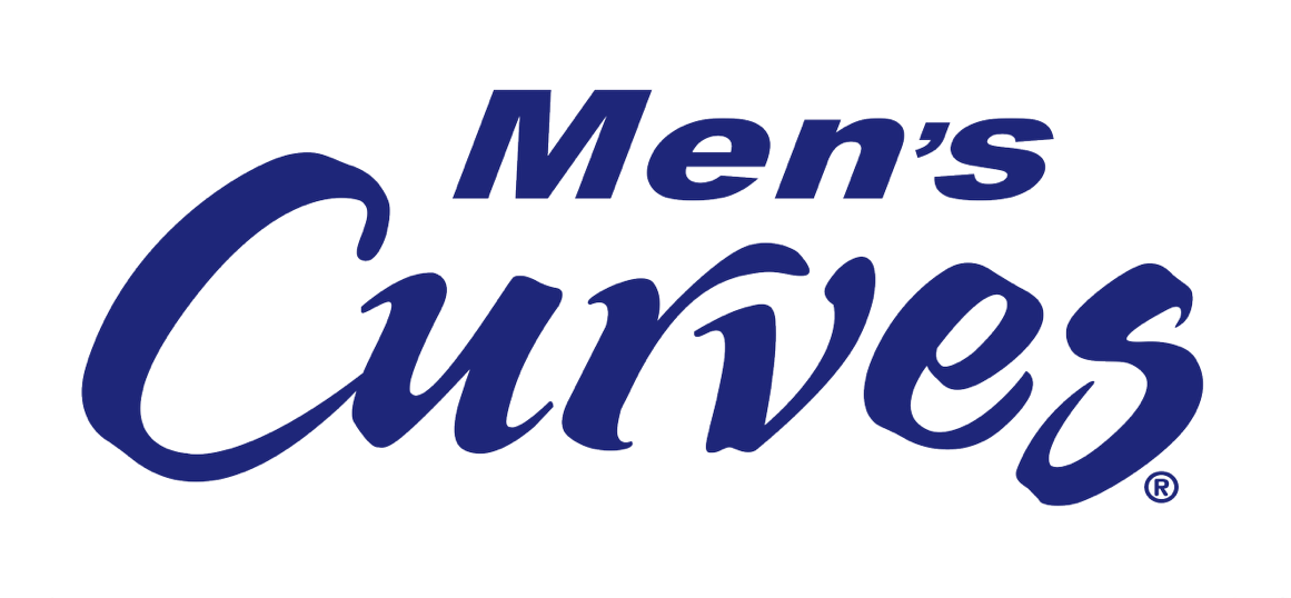 Men's Curves ロゴ（青）